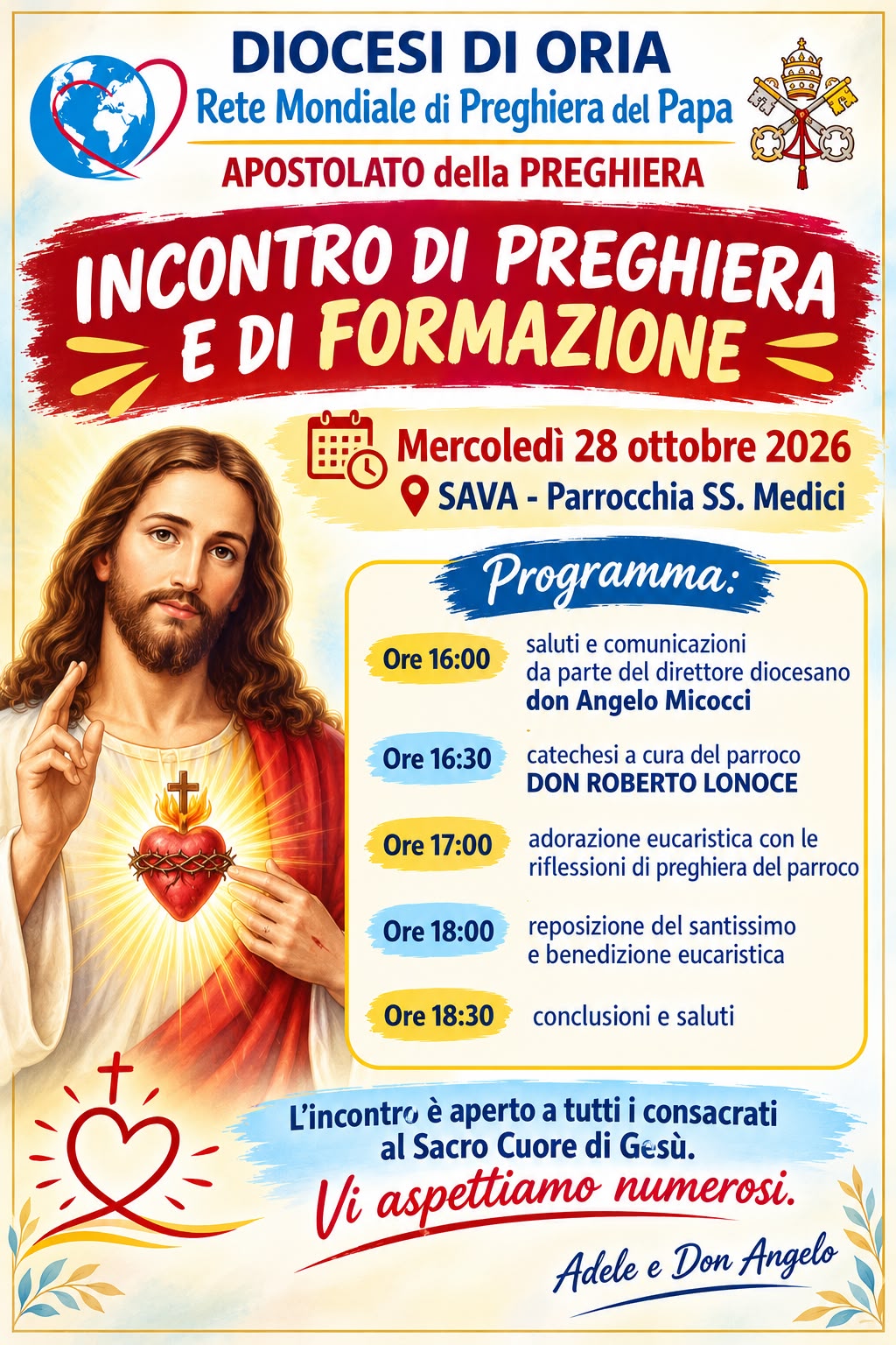 Preghiera e formazione per l&rsquo;Apostolato della Preghiera diocesano